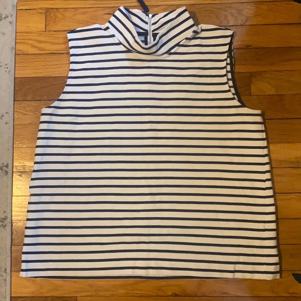 Vineyard Vines Classic Stripe Mock Neck Pullover